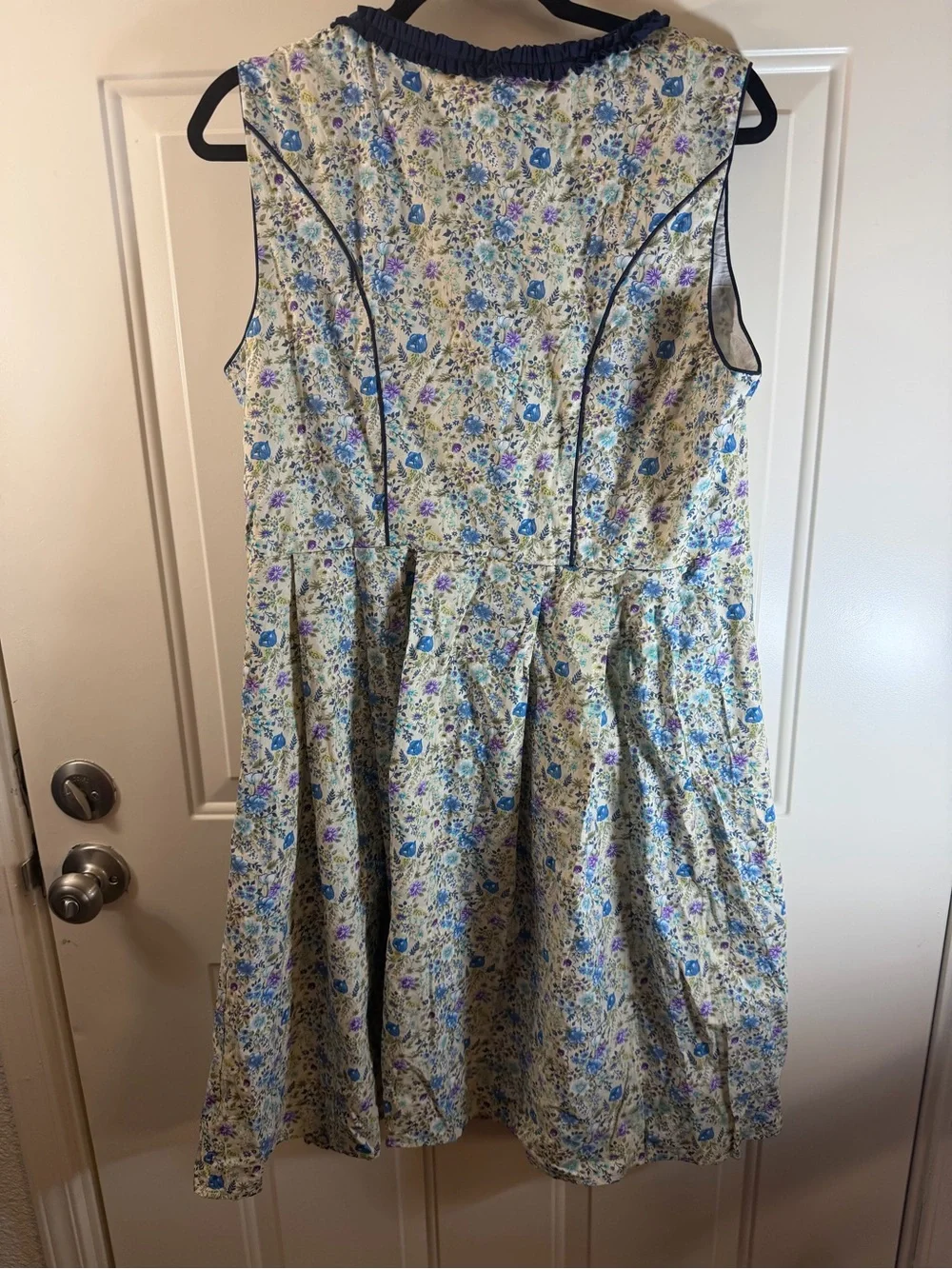 Scarlet Darkness Floral Lace Up Dress Women’s Size XL Cottagecore 0642